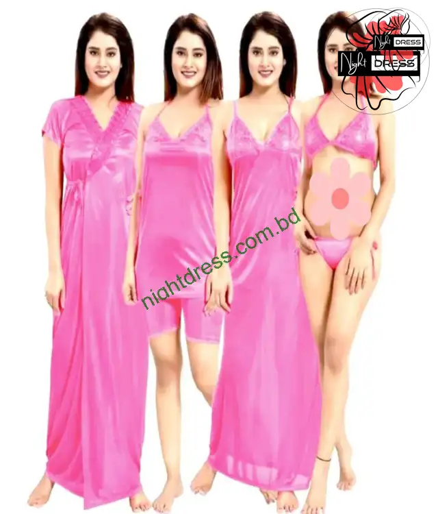 Premium 6 piece nighty for honeymoon – Soft, Stylish